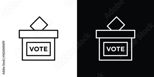 Referendum icon symbol, logo illustration. Vector graphics