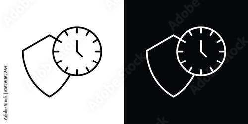 Long term icon symbol, logo illustration. Vector graphics