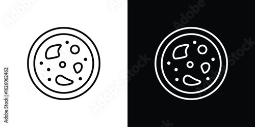 Leukemia icon symbol, logo illustration. Vector graphics