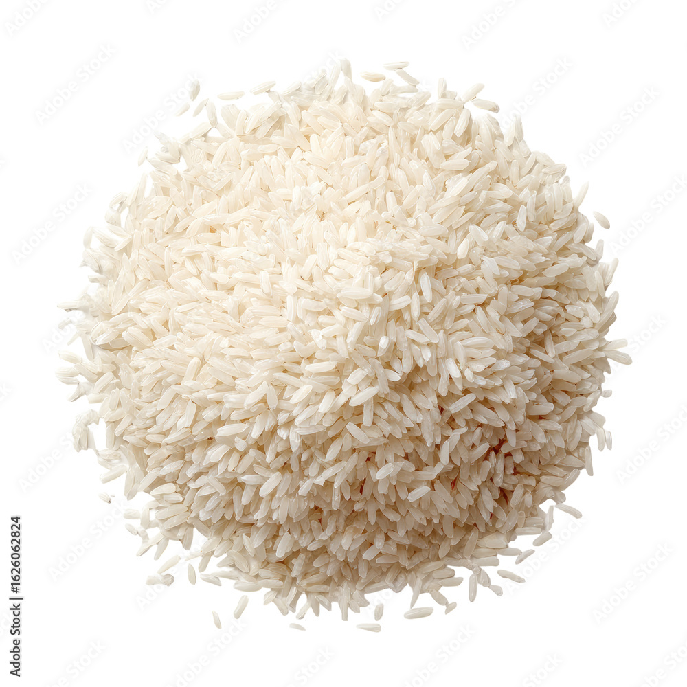 Pile of uncooked white rice Pile of uncooked white rice