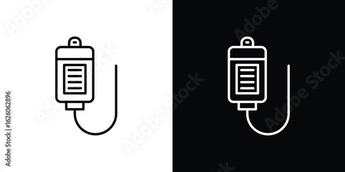 Intravenous icon symbol, logo illustration. Vector graphics