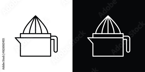 Hand Juicer icon symbol, logo illustration. Vector graphics