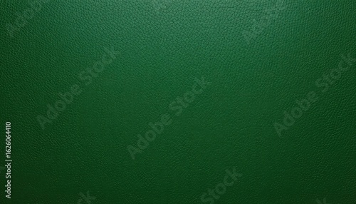 Deep Emerald Green Faux Leather Texture with Simulated Fine Grain and Subtle Surface Variations Creating an Organic Look