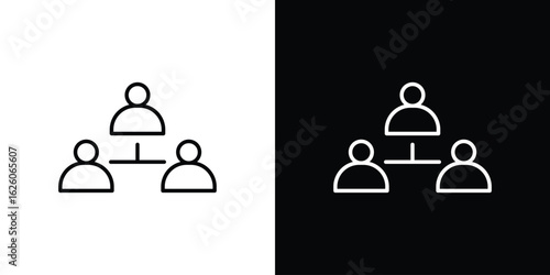 Coordinate icon symbol, logo illustration. Vector graphics