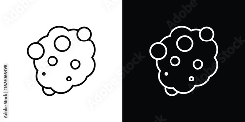 Cancer icon symbol, logo illustration. Vector graphics