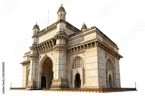 Gateway of india monument isolated on transparent background