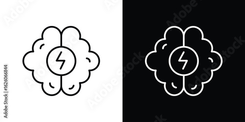 Brainstorm icon symbol, logo illustration. Vector graphics