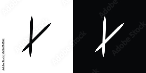 Toothpick icon - Vector. Flat design style eps 10