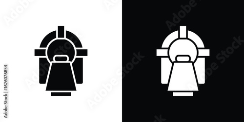 Tomography icon - Vector. Flat design style eps 10