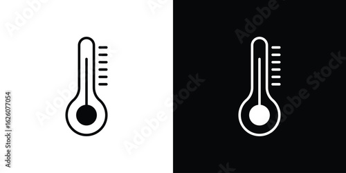 Thermometer icon - Vector. Flat design style eps 10