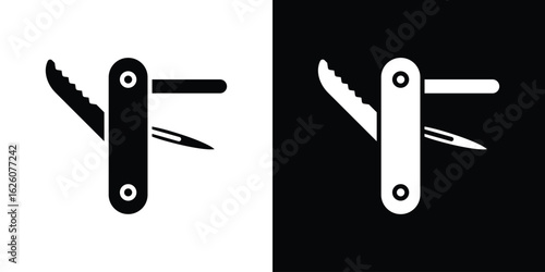 Swiss Knife icon - Vector. Flat design style eps 10