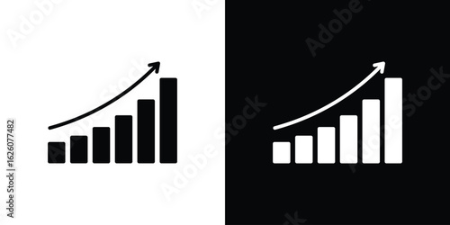 Stagflation icon - Vector. Flat design style eps 10