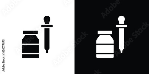 Serum icon - Vector. Flat design style eps 10