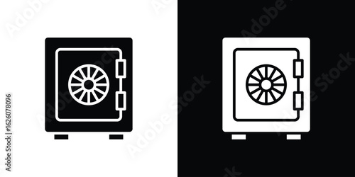 Safe icon - Vector. Flat design style eps 10