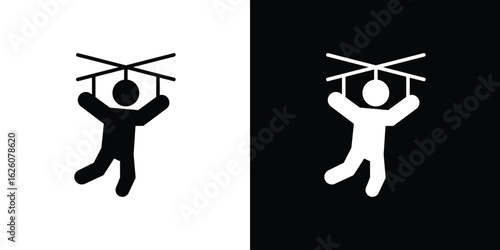 Puppet icon - Vector. Flat design style eps 10