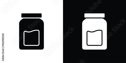 Jar icon - Vector. Flat design style eps 10