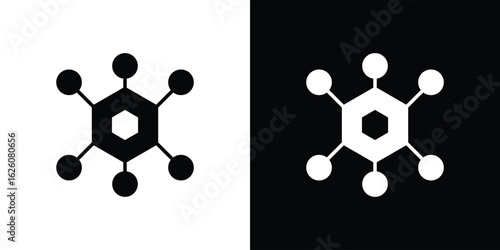 Hub icon - Vector. Flat design style eps 10