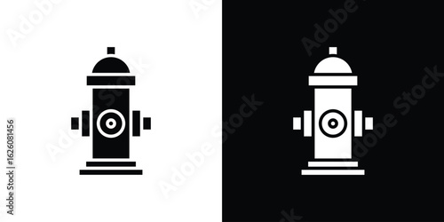 Fire hydrant icon - Vector. Flat design style eps 10