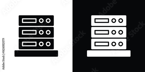 Data center icon - Vector. Flat design style eps 10