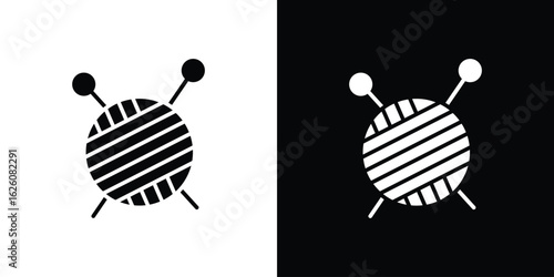 Crochet icon - Vector. Flat design style eps 10