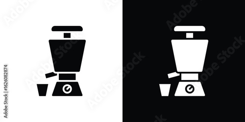 Cold pressed juicer icon - Vector. Flat design style eps 10