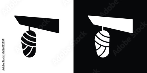 Cocoon icon - Vector. Flat design style eps 10