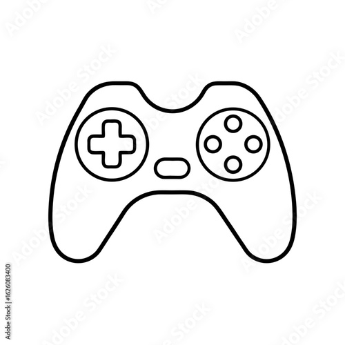 game controller isolated on white
