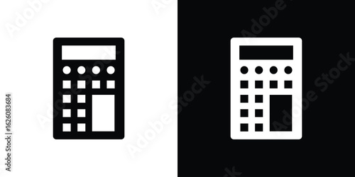 Calculator icon - Vector. Flat design style eps 10