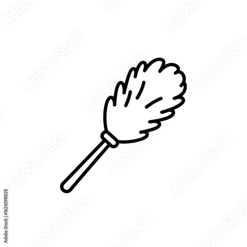 Feather Duster Cleaning Tool Icon