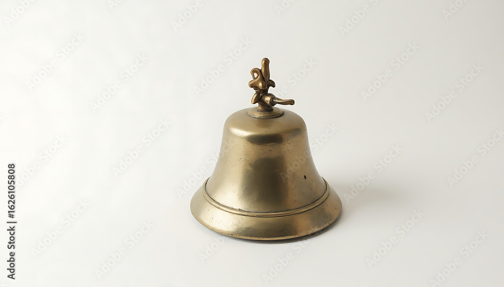 Metal Bell on White Background Metal Bell on White Background