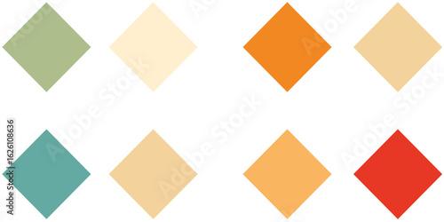 Abstract art of geometric shapes with colorful texture, modern art and tendency, perfect for decoration