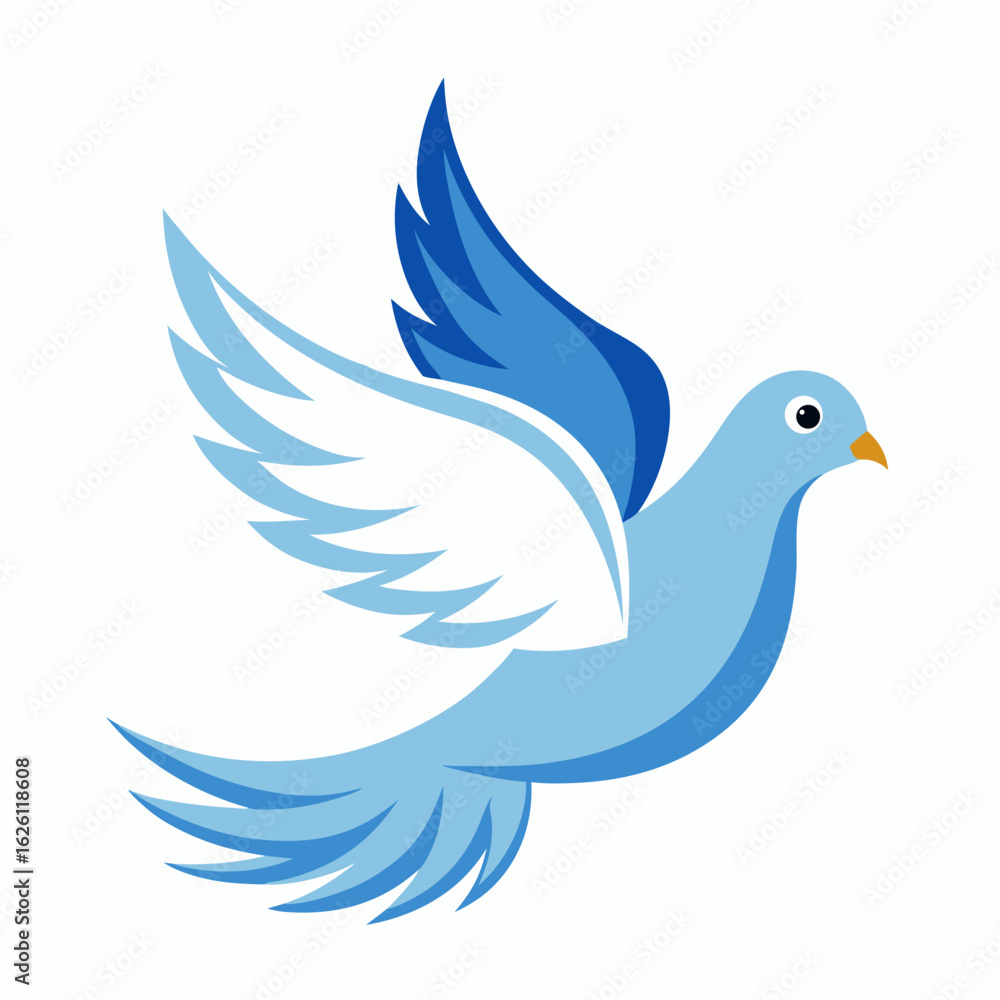 Fototapeta premium dove with peace sign