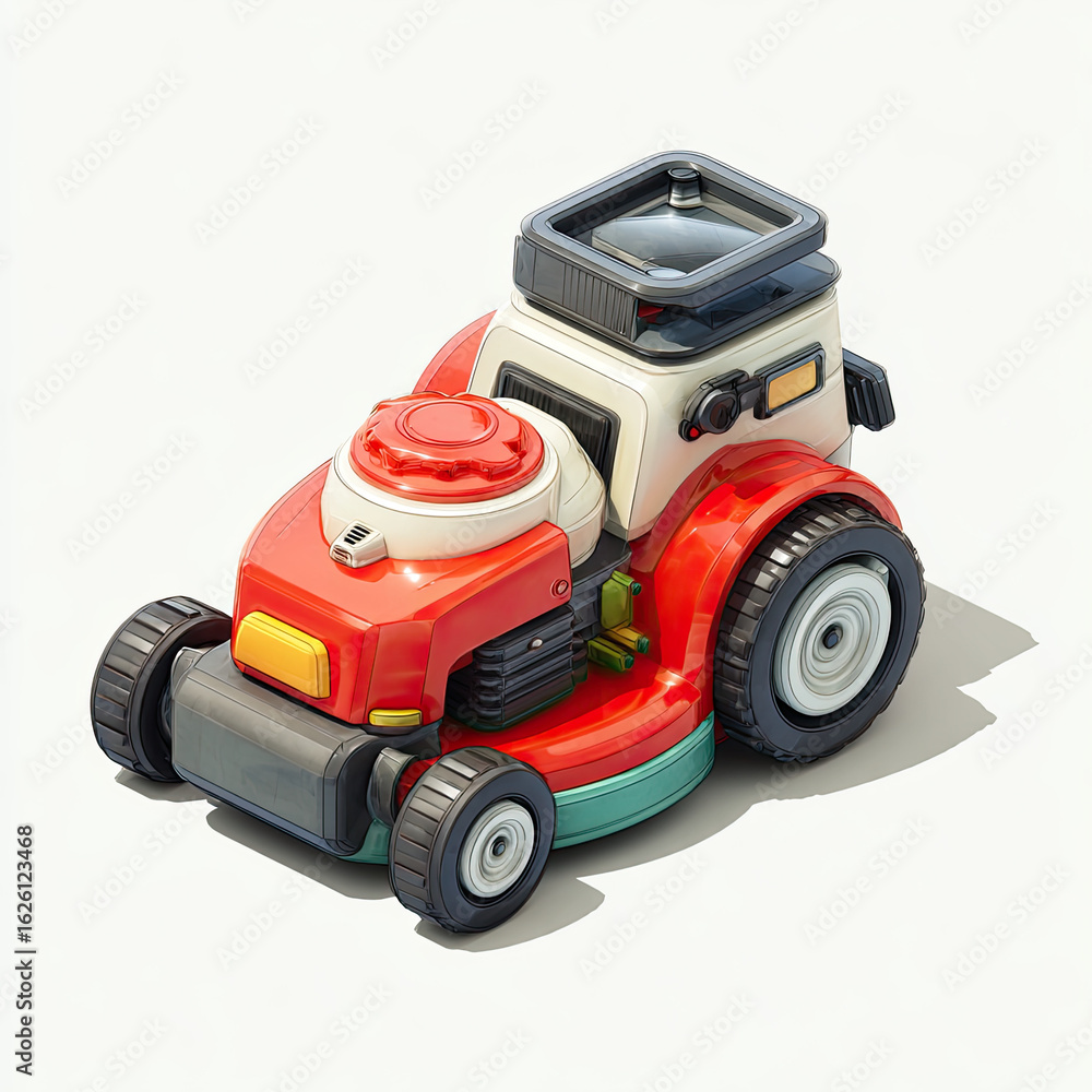 Fototapeta premium Chrono-Cut The Autonomous LawnBot