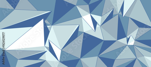 Low poly light vector abstract background, 3D polygonal crystal structure surface, broken minimal geometric facet structure, wrecked abstraction.
