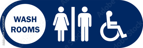 washrooms sign design for templates.