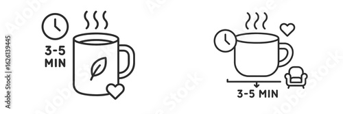 Brewing tea instructions for perfect flavor in just three to five minutes