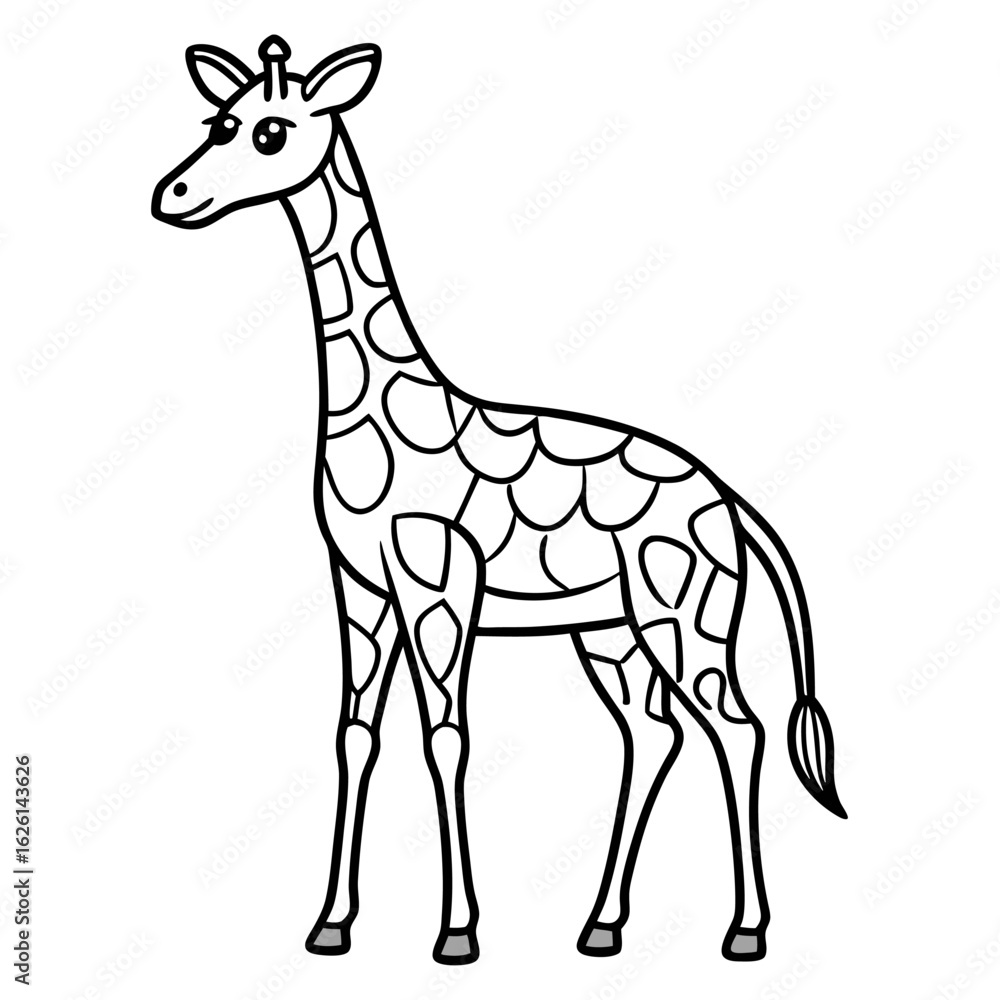 Obraz premium giraffe vector illustration