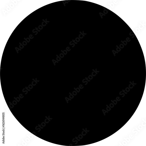black and white round button