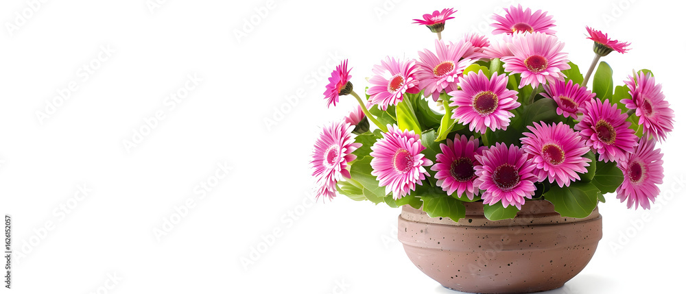 Fototapeta premium pink hyacinth in pot