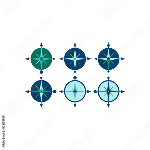  different tide reversal compass set   