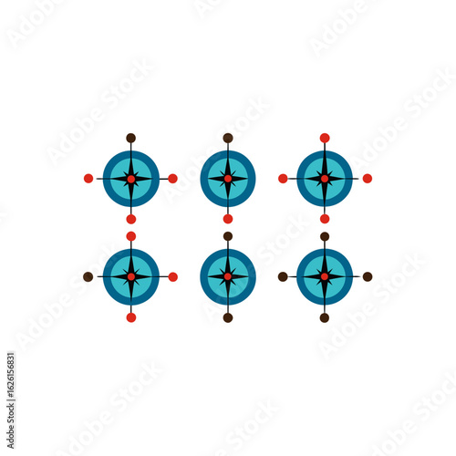  different tide reversal compass set