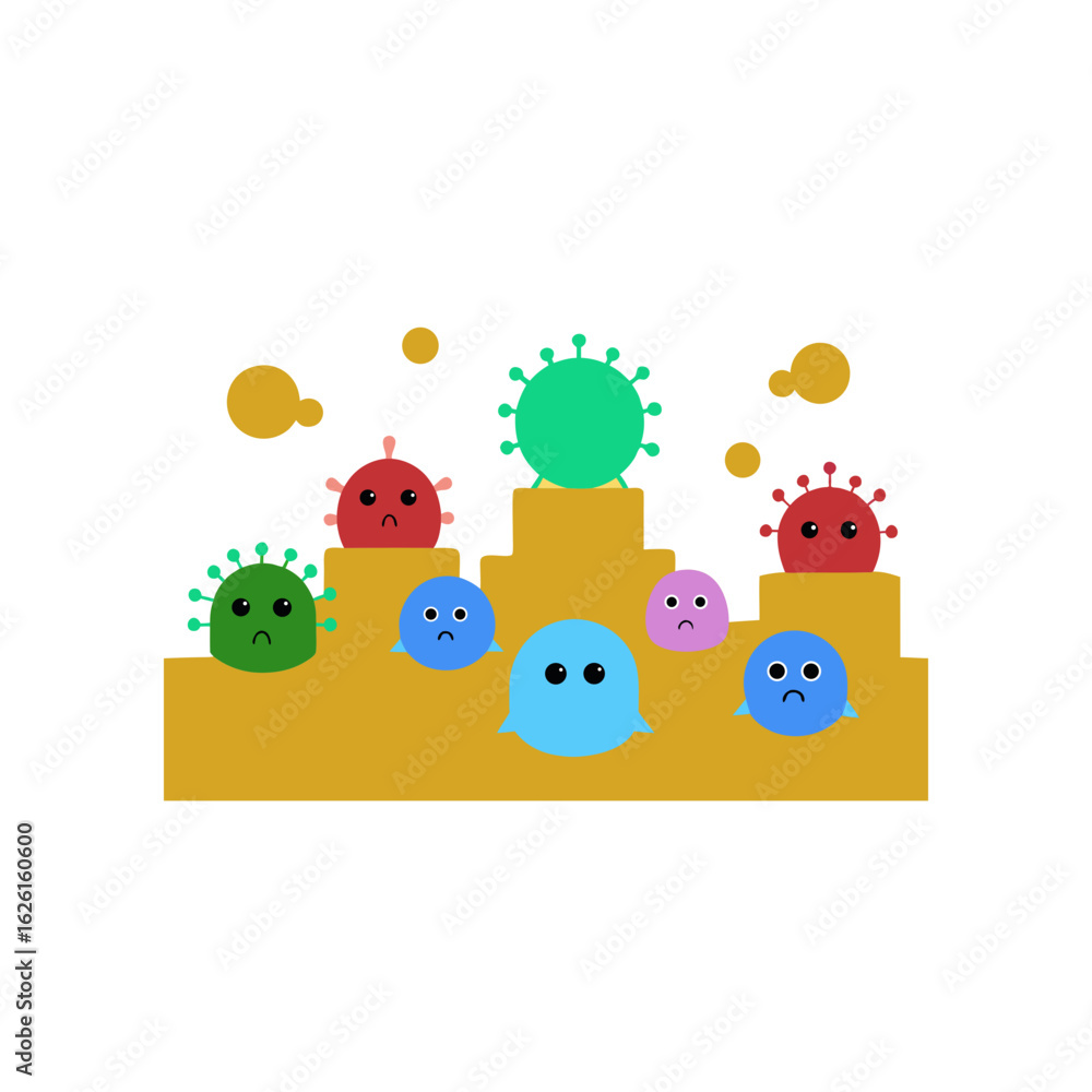 Fototapeta premium easter bunny and eggs