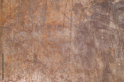 古い鉄板の背景素材。トラックの荷台の鉄板