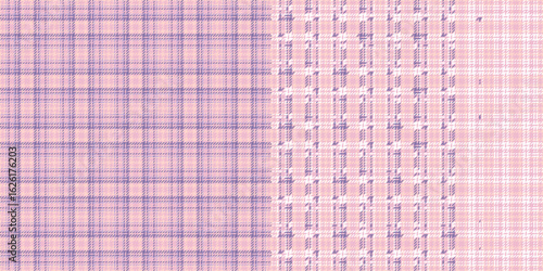 Foot fabric background check, tiny plaid seamless tartan. Decoration pattern vector textile texture in light and indigo colors.