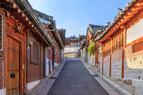 서울시 종로구 북촌한옥마을의 풍경