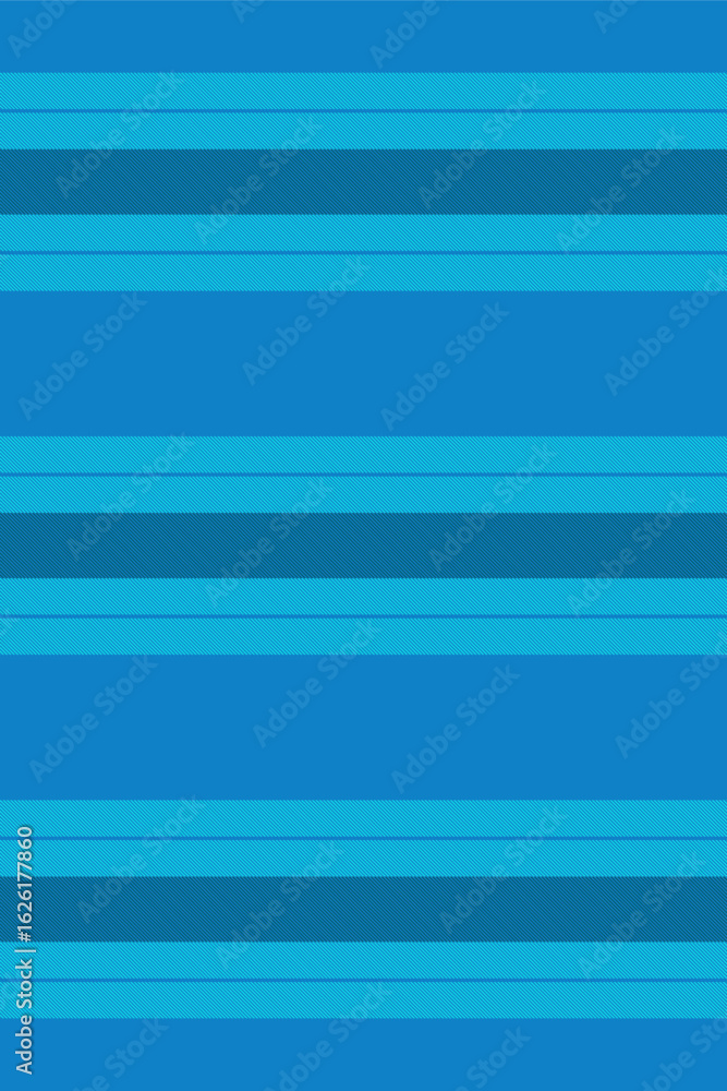 Fototapeta premium Fancy fabric texture pattern, row vector background lines. Blue textile seamless vertical stripe in cyan and bright colors.