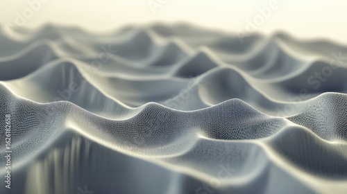Undulating Abstract Surface with Texture Pattern: A Modern Visual Design