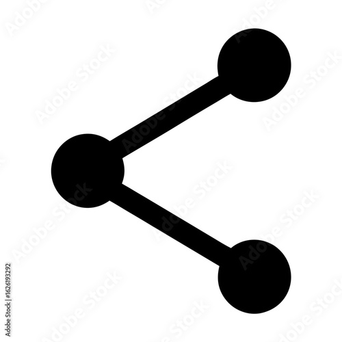 Share icon with connected circles symbolizing connection and transmission of information