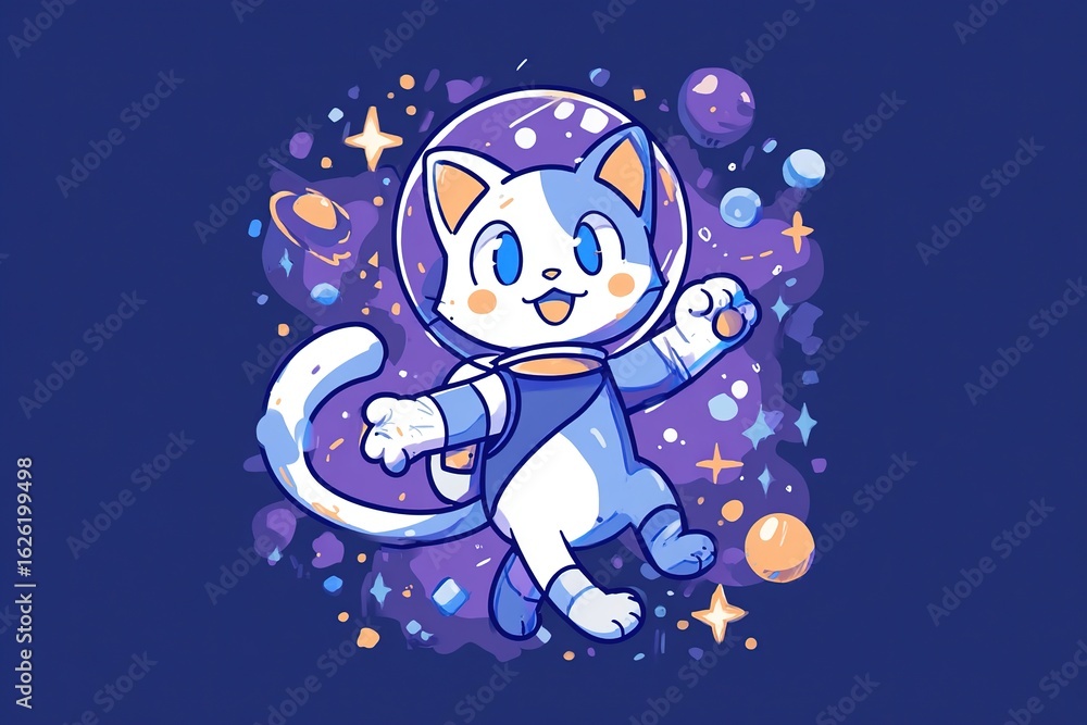 Cat on a Space Journey Cat on a Space Journey