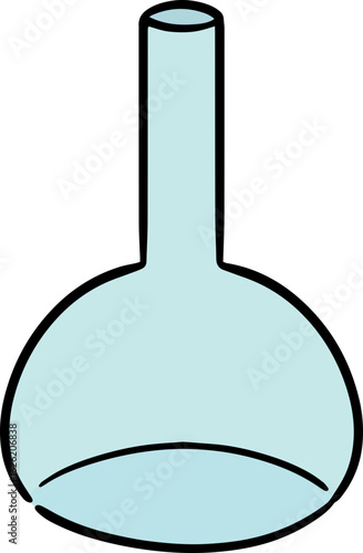 Illustration of volumetric flask
